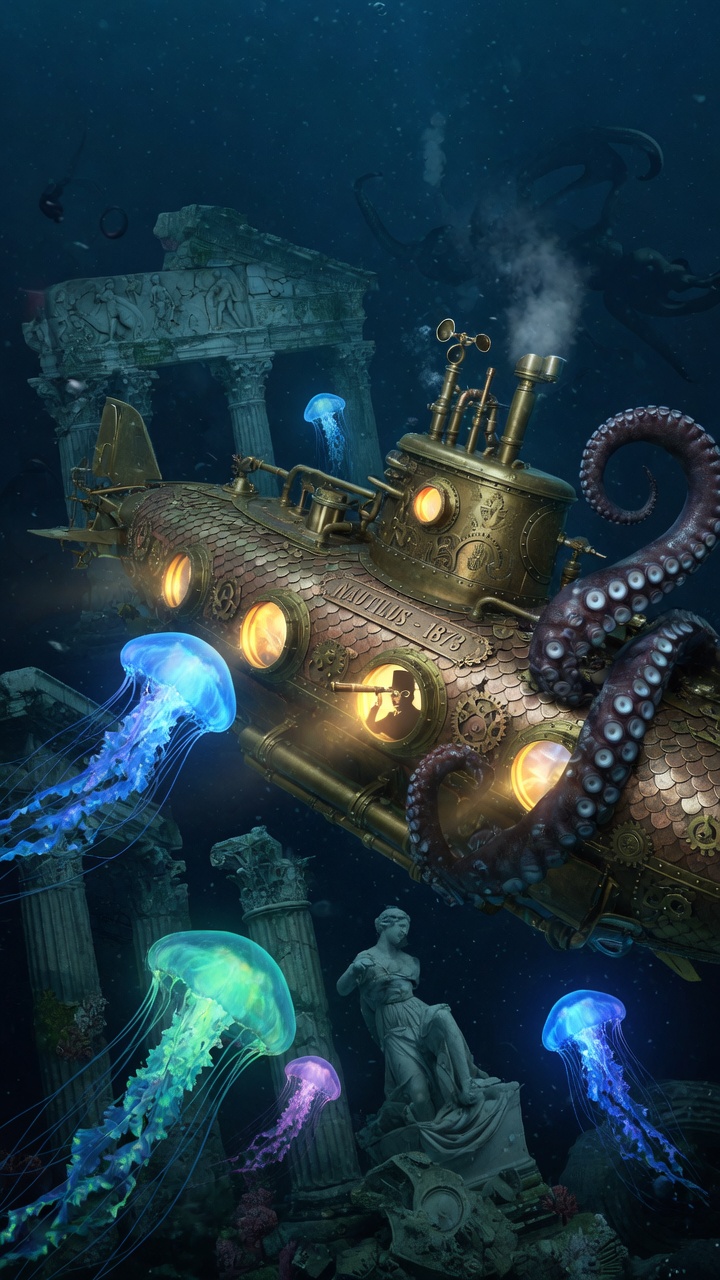 Twenty Thousand Leagues Under the Sea poster